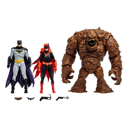 Clayface, Batman & Batwoman DC Multiverse Action Figures Multipack Gold Label 18 cm