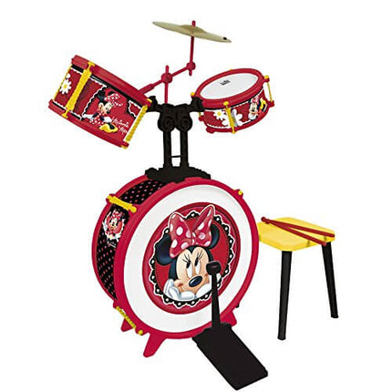 Tambour Minnie avec tabouret et bâtons