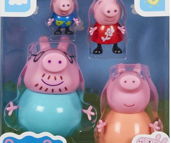 Peppa Pig Set Famiglia 4 Personaggi – poptoys.it